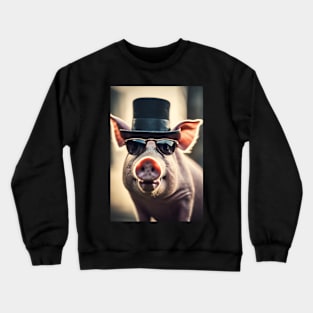 Funny pig Crewneck Sweatshirt